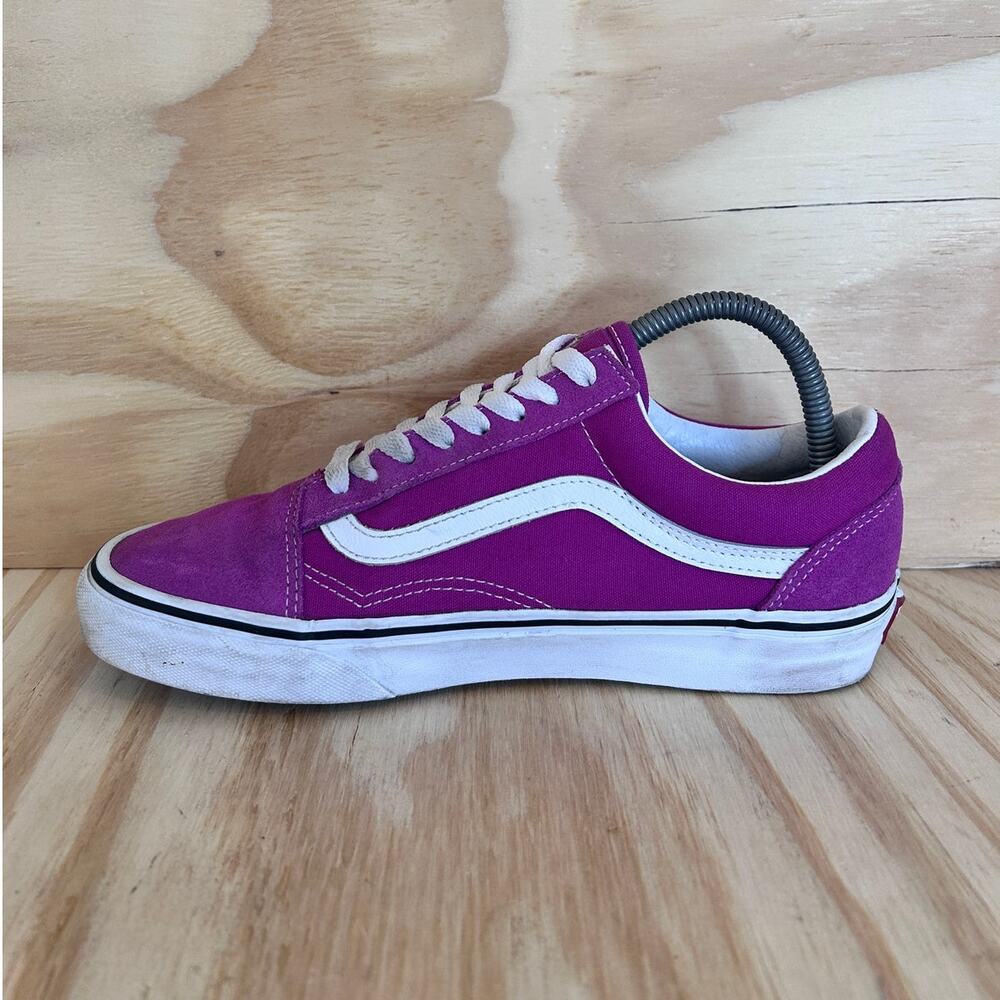 Vans Off The Wall - Old Skool - Sneakers - Purple - Women's - 8.5 - Picture 4 of 9